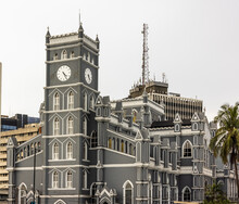Christ Church Cathedral Lagos, The Oldest Anglican Cathedral In Nigeria. Building Was Completed In 1946. 