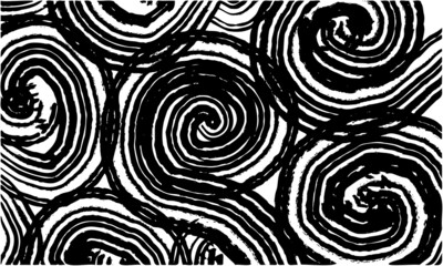 Wall Mural - Abstract black paint stroke line vector design. Ink stroke background. Scribble brush drawn for wallpaper