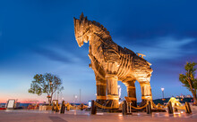 Trojan Horse At Sunset - Canakkale Turkey