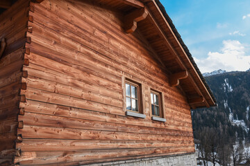 Wall Mural - casa in legno 