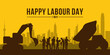 Labour Day concept on isolated background. 1st May celebrate on Labour Day is an annual holiday.