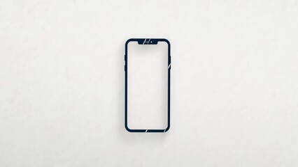 Aufkleber - Phone icon with color drawing effect. Doodle animation. 4K