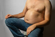 © Ben Gingell - A Studio Photograph of An Overweight Caucasian Man