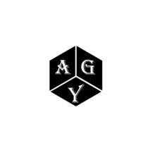 AGY Letter Logo Design On White Background. AGY  Creative Initials Letter Logo Concept. AGY Letter Design.