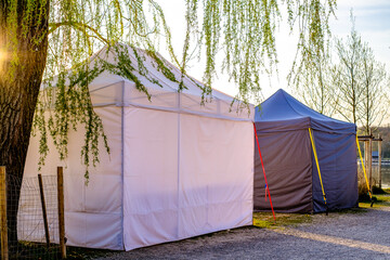 Canvas Print - modern entertainment tent