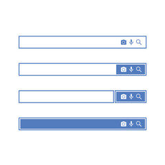 Wall Mural - search bar design element. search bar for website and user interface, mobile apps. vector illustrati