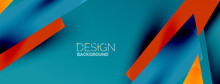 Background Color Abstract Overlapping Lines. Minimal Composition Vector Illustration For Wallpaper Banner Background Or Landing Page