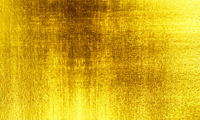 Wall Mural - Gold metal brushed background