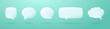 © Shiji1 - 3d white speech bubble chat icon collection