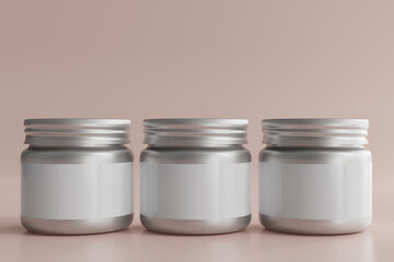 Sticker - Aluminum Cosmetic Container