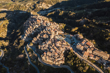 Badolato city in Calabria region, Italy