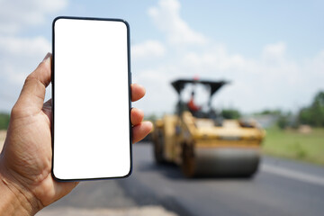 mobile phones and road construction
