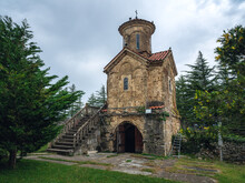 One Of The Towers At Martvili Monastery In Martvili, Samegrelo, Sakartvelo (Georgia)