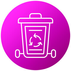 Sticker - Vector Design Waste Icon Style