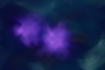 Sticker - Graphic illustration of geometric energy for digital effect in creative design of purple and blue wave background texture.