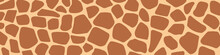  Giraffe Skin Pattern Banner- Vector Illustration
