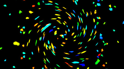 Wall Mural - futuristic supermassive black hole swallows space debris. satellite imagery. spiral galaxy. a rotati