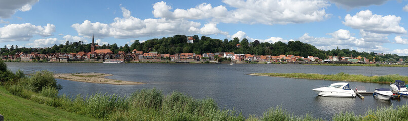 Fototapete - Lauenburg an der Elbe