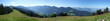 canvas print picture - Panorama vom Alpwegkopf in Vorarlberg