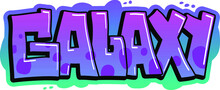 Urban Gradient Graffiti Text With Flares