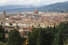 View of Firenze with S. Maria del Fiore Cathedral from Piazzale Michelangelo