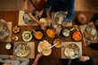 © Simi Jois - Indian meal shared by family
