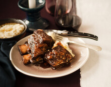 Braised Black Angus Beef With Mashed Potatoes