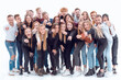 © ASDF - group of happy young people pointing at you