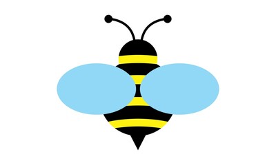 Wall Mural - simple bee homey vector