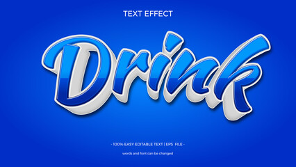 drink text effect