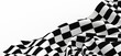 © vegefox.com - Black and White Racing Flag Waving..