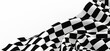 © vegefox.com - Black and White Racing Flag Waving..