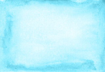 Wall Mural - blue watercolor background