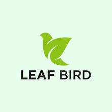 Leaf Bird Logo Or Bird Logo