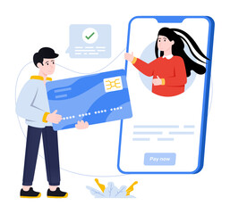 Canvas Print - Card Payment 