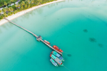 Aerial view sea beach turquoise water nature landscape