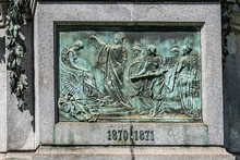 Kaiser Wilhelm I Monument (1896) In Dusseldorf. Equestrian Statue Of The Emperor, Flanked By Allegorical Figures Representing War And Peace, And Bronze Reliefs. DUSSELDORF, GERMANY.