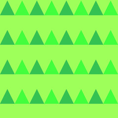 Wall Mural - Abstract background, seamless vector pattern, green triangles, christmas tree