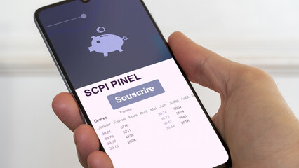 Wall Mural - Souscrire à un dispositif SCPI Pinel, demander à bénéficier d'un dispositif de réduction d'impôt pinel scpi.  Défiscalisation par investissement. Société civile de placement immobilier SCPI PINEL