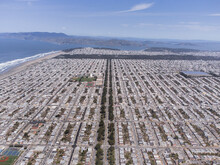 San Francisco Suburbs From Above During The Day
