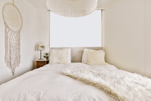 Spacious Bedroom With Dream Catcher