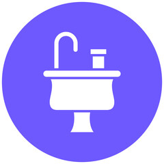 Wall Mural - Vector Design Sink Icon Style