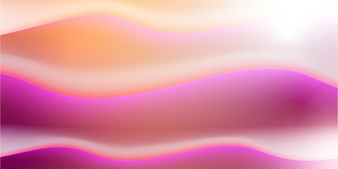 Wall Mural - vector illustration of a colorful paper cut banner. bright colors and soft waves. background with ef