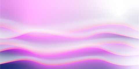 Wall Mural - vector illustration of a colorful paper cut banner. bright colors and soft waves. background with ef