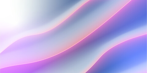 Wall Mural - vector illustration of a colorful paper cut banner. bright colors and soft waves. background with ef
