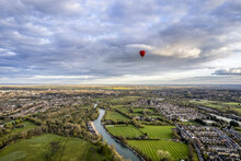 Aerial Panorama  View Of Oxford, UK