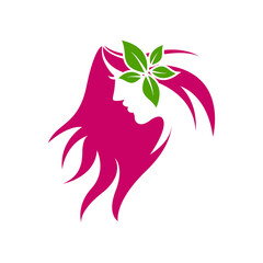 Wall Mural - beauty logo design vector