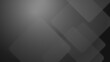 © richisnabati - Abstract black square grey light silver technology background vector. Modern diagonal presentation background.