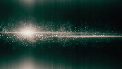 Aufkleber - Futuristic abstract de-focus Metaverse data matrix, meta, telemetry and encrypt numbers display with particles simulation in cyber space environment for HUD loop background