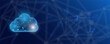 © Rabbit_1990 - Cloud computing storage technology background cloud technology digital data services innovation concept